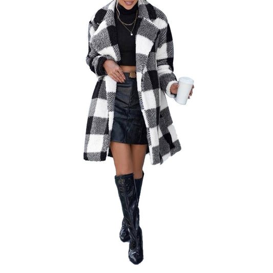 Arden Luxe Plaid Overcoat