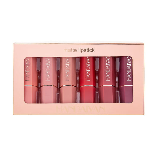 Matte Lipstick Gift Box Set with Non-Stick Formula