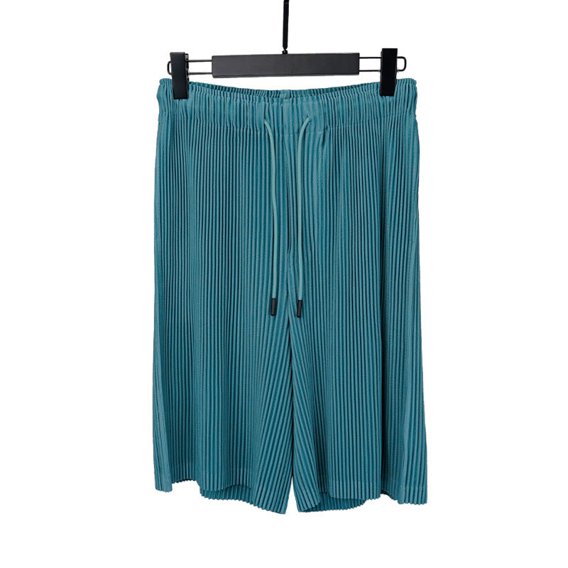 Men’s Pleated Loose-Fit Casual Short