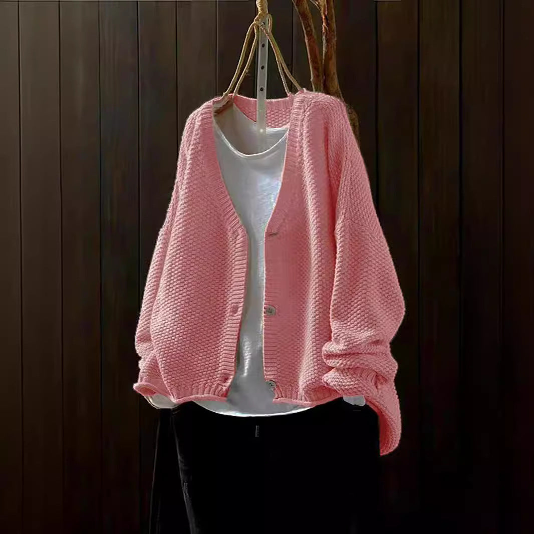Elara V-Neck Knit Cardigan
