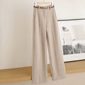 Warm Ease Faux Wool Straight-Leg Pants