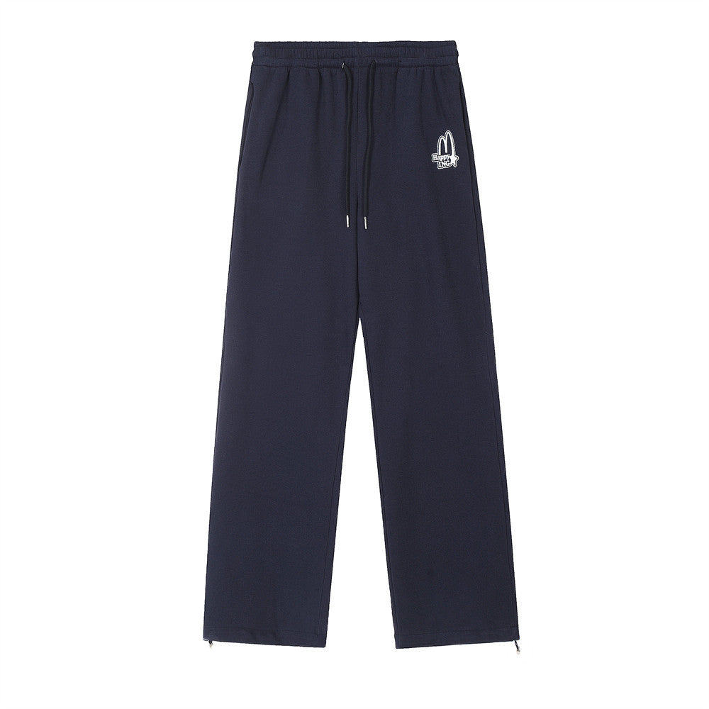 Men’s Fleece Straight Casual Trousers