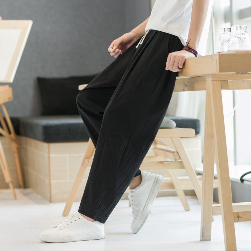 Sorrento Linen-Blend Trousers