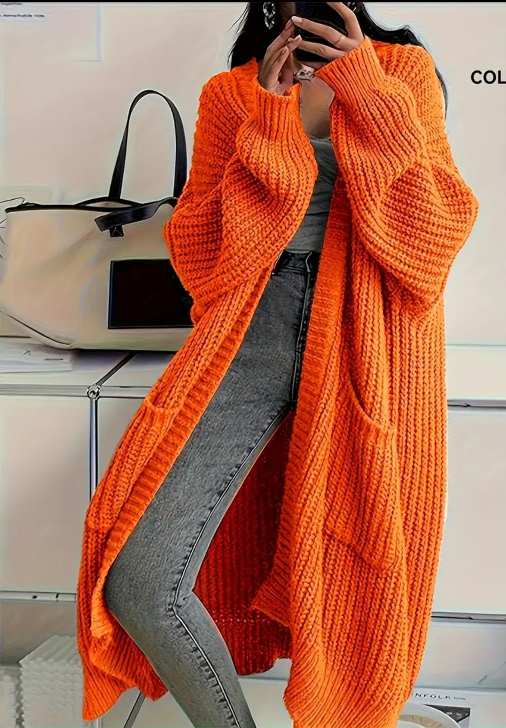 Liora Luxe Chunky Knit Cardigan