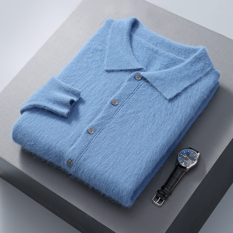 Velour Luxe Polo Jacket