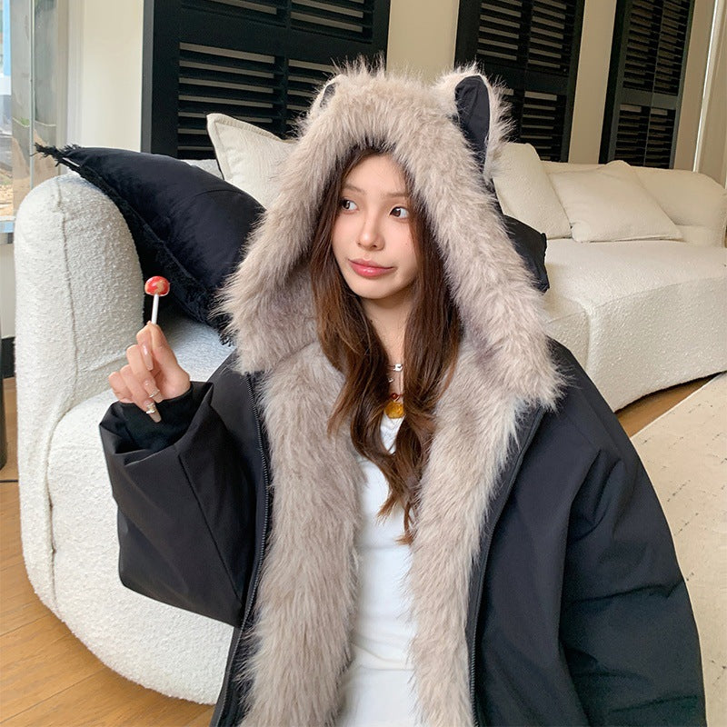 Solene Luxe Short Cotton Coat