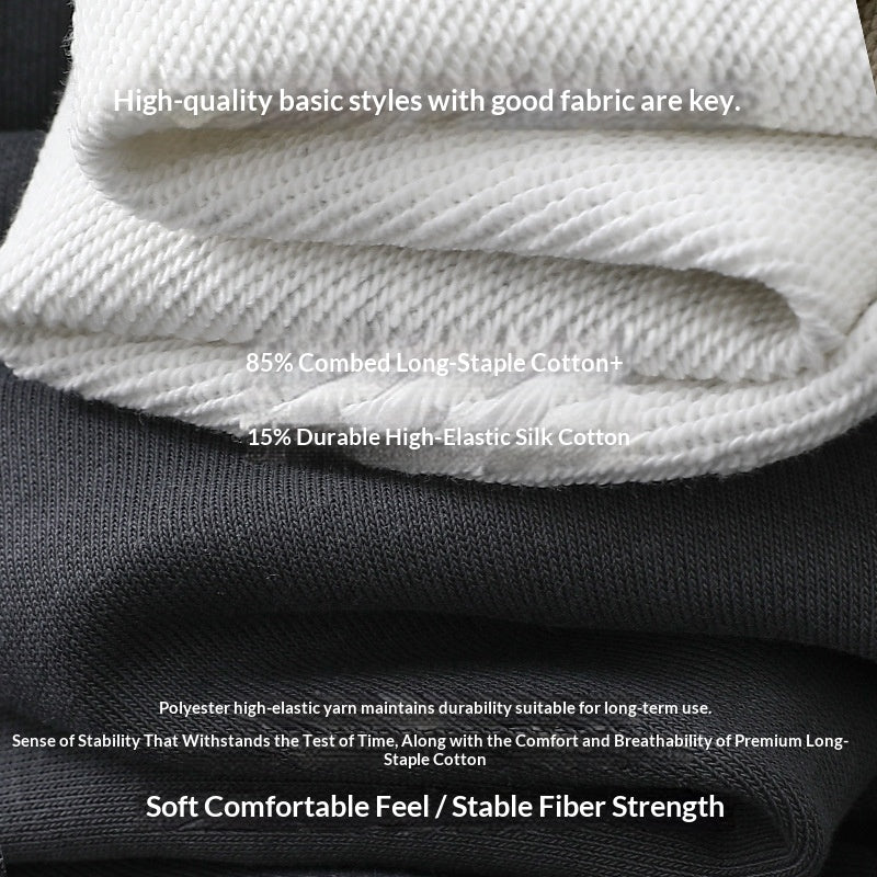 Loose Straight-leg Ankle-cuff Track Pants