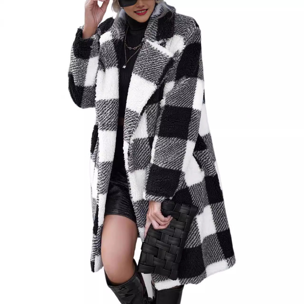 Arden Luxe Plaid Overcoat