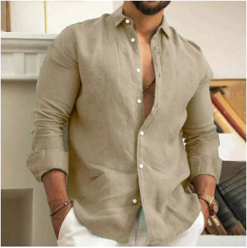 Sorrento Luxe Linen Button-Up Shirt