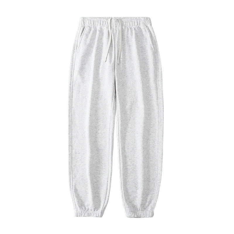 Loose Straight-leg Ankle-cuff Track Pants