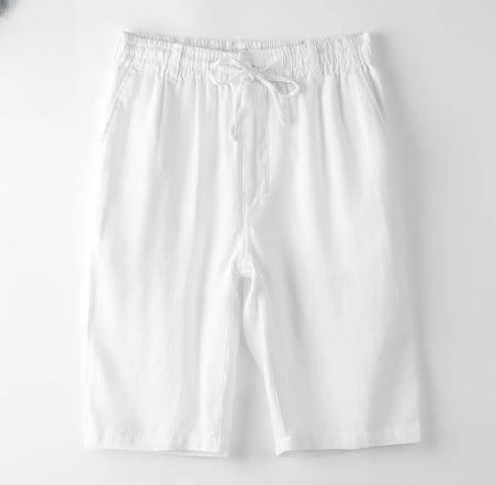Men’s Linen Casual Beach Shorts