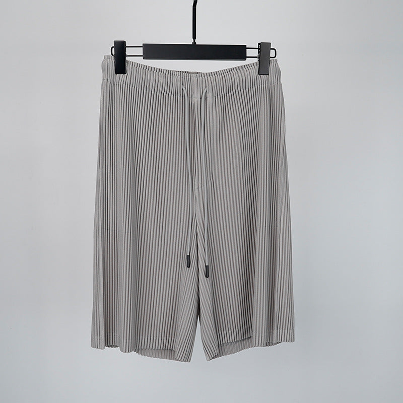 Men’s Pleated Loose-Fit Casual Short