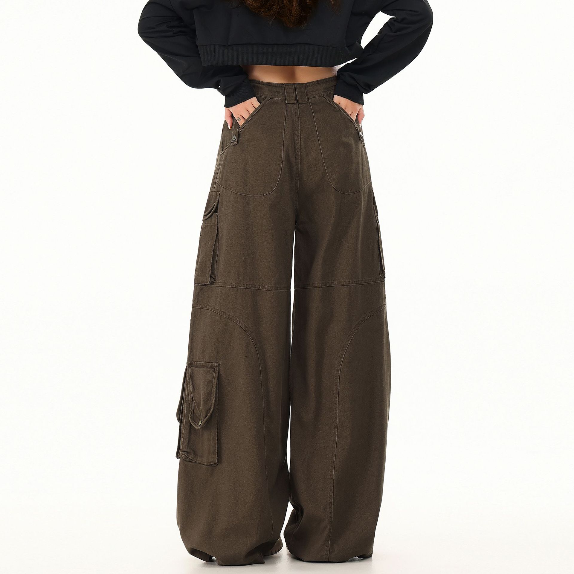 Urban Cargo Wide-Leg Pants