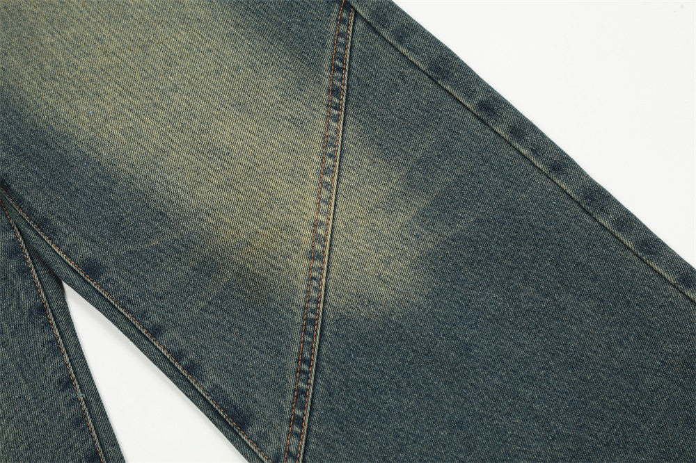 Men’s Wide Leg Loose Casual Jeans