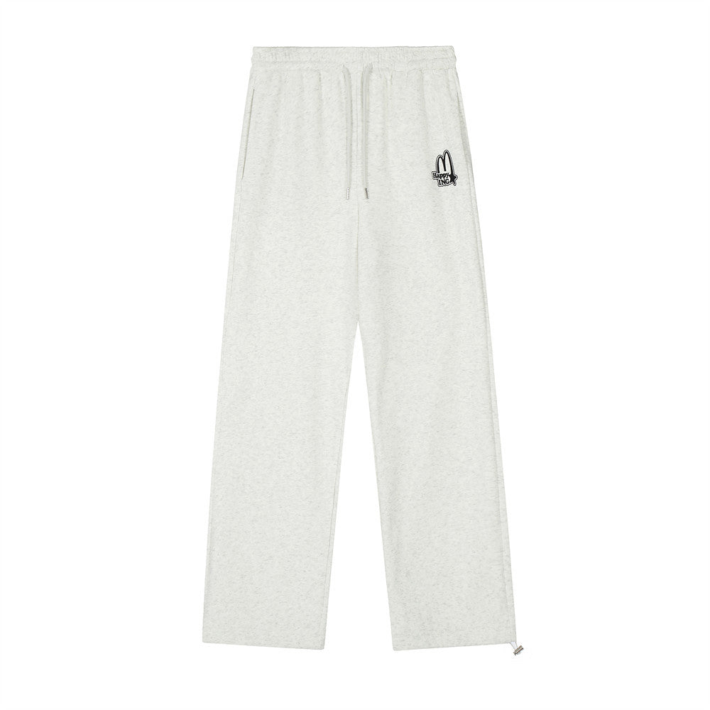 Men’s Fleece Straight Casual Trousers