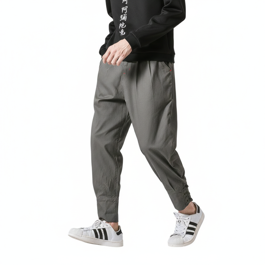 Jasper Luxe Cotton-Blend Casual Pants