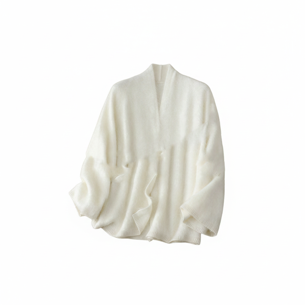 Aurielle Brushed Cashmere Cardigan