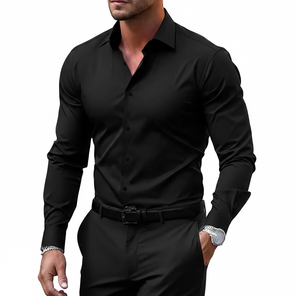 Lorenzo Velvet Button-Down