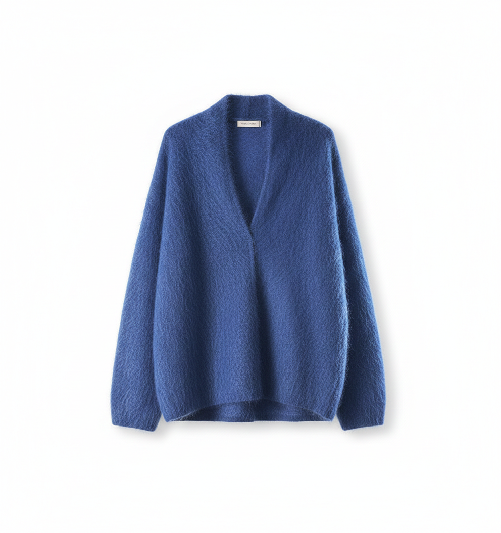 Aurielle Brushed Cashmere Cardigan