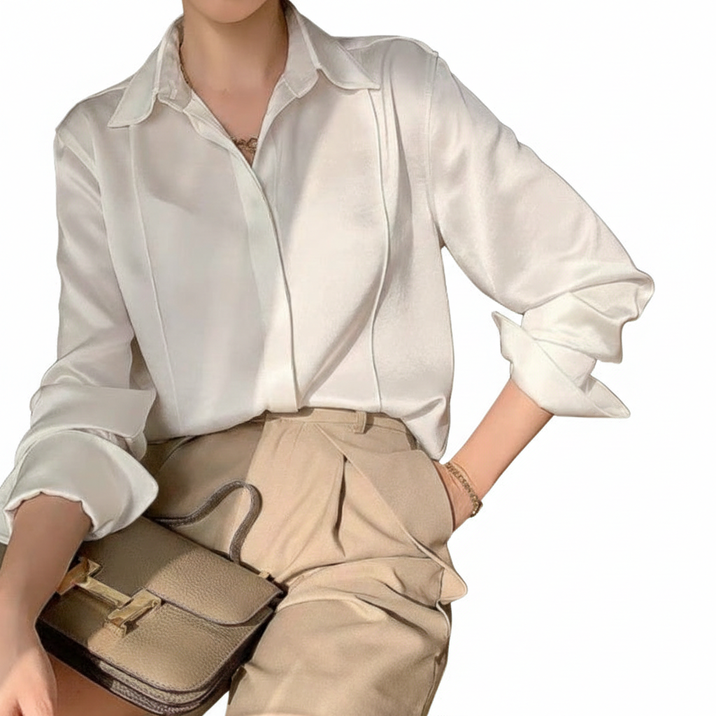 Aurélia Satin Blouse