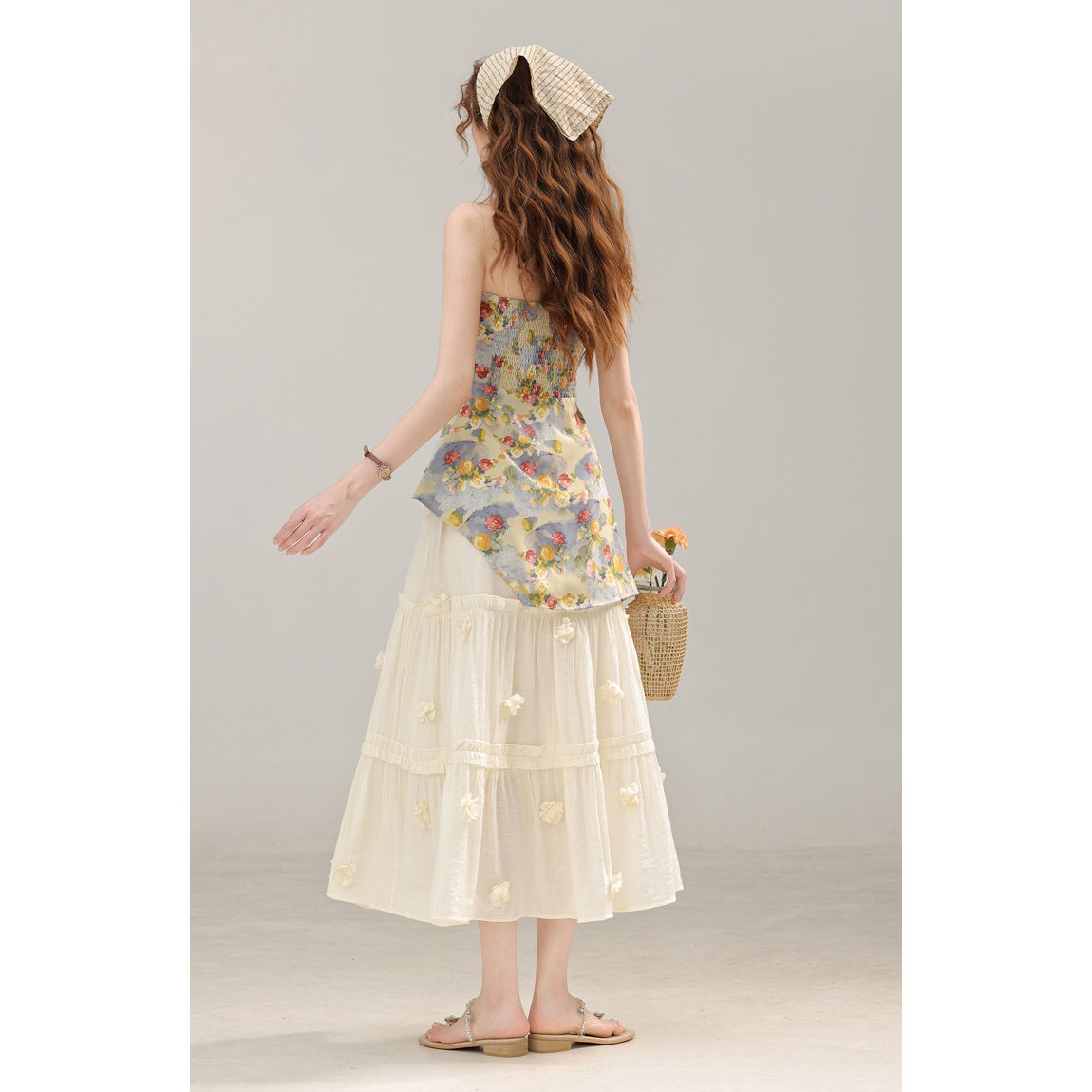 Élise Jardin Sculpted Tube Top