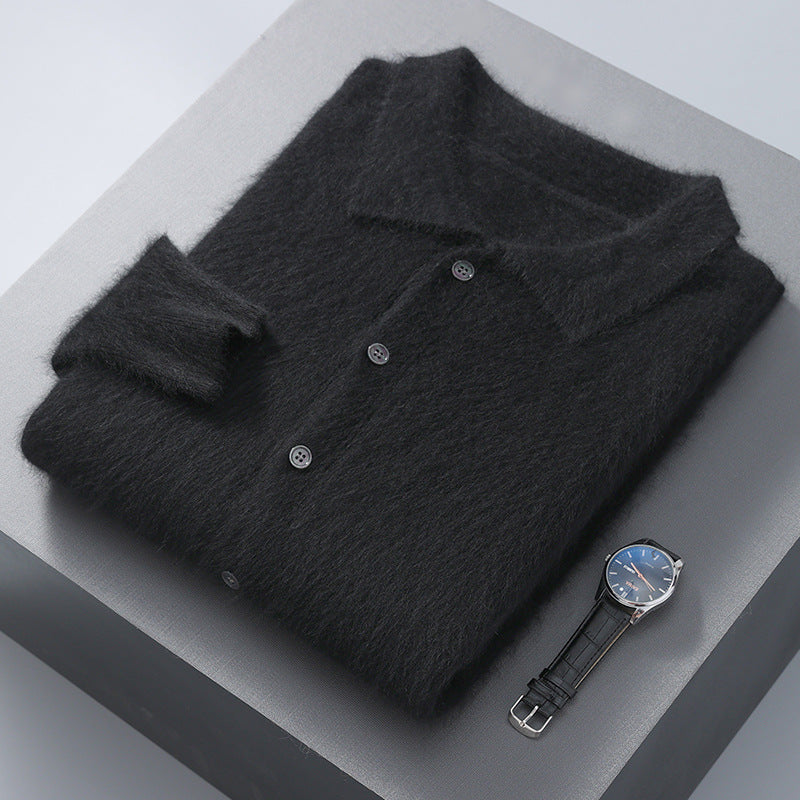 Velour Luxe Polo Jacket