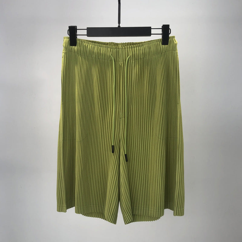 Men’s Pleated Loose-Fit Casual Short