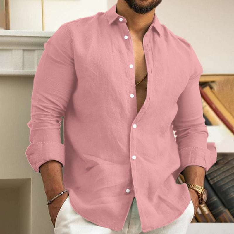 Sorrento Luxe Linen Button-Up Shirt