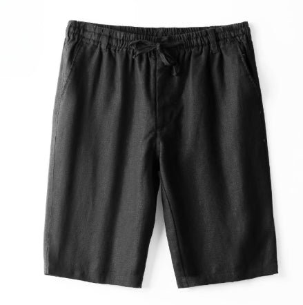 Men’s Linen Casual Beach Shorts