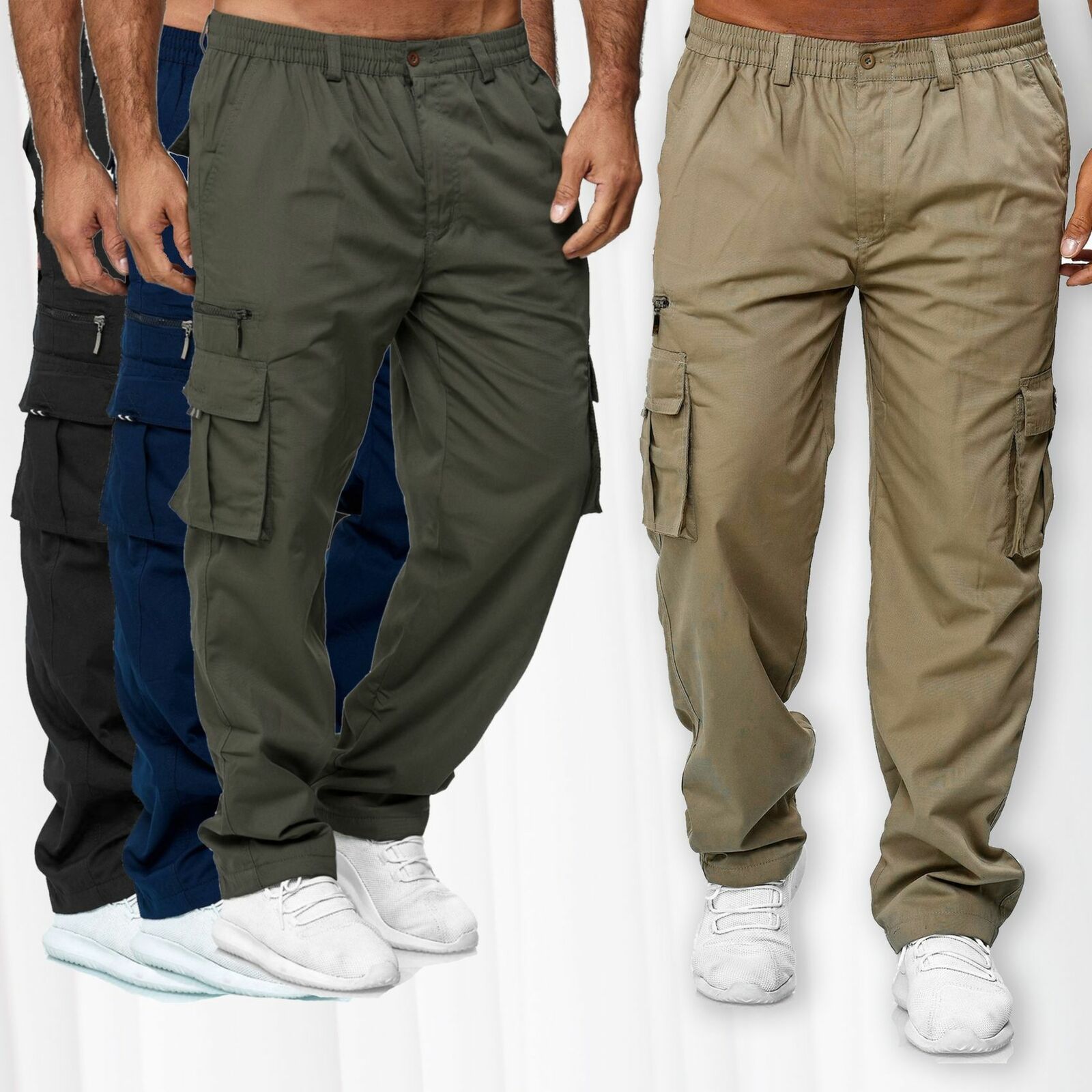 Stratton Luxe Multi-Pocket Cargo Pants
