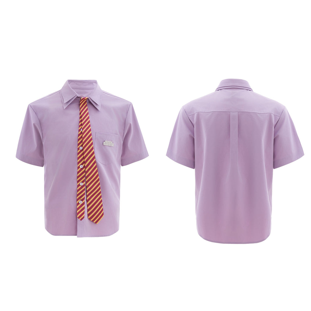 Heritage Tie-Detail Cotton Shirt