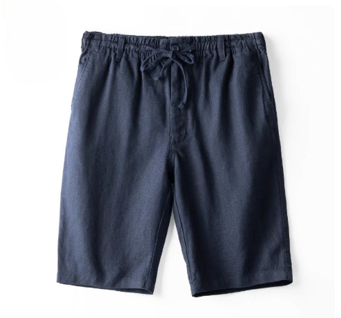Men’s Linen Casual Beach Shorts