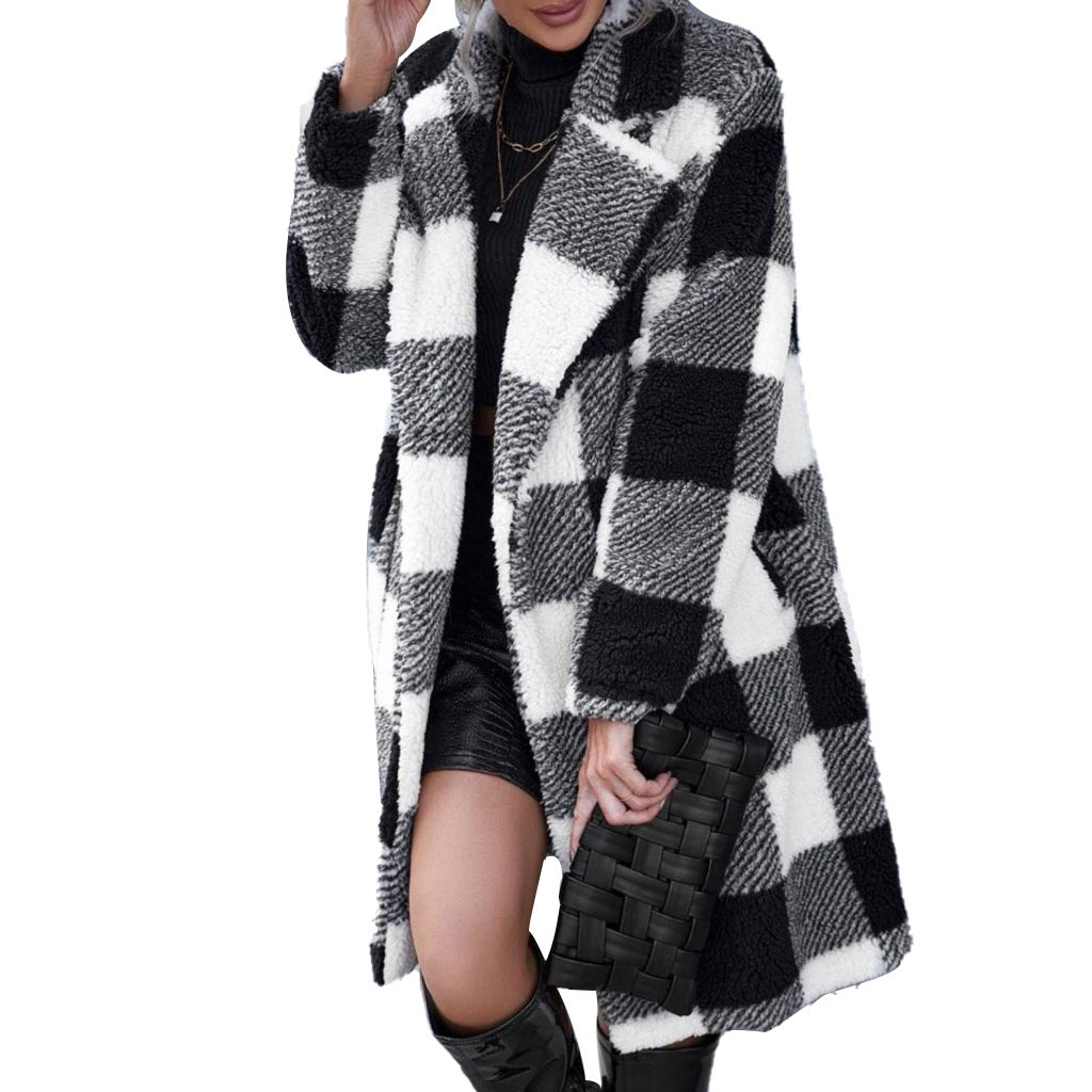 Arden Luxe Plaid Overcoat