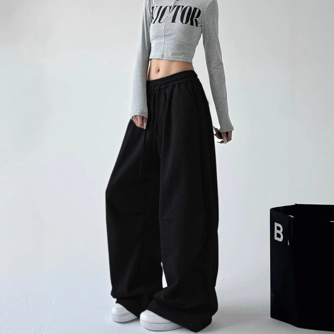 Nova Tie-Waist Wide-Leg Trousers – Street Luxe Edition