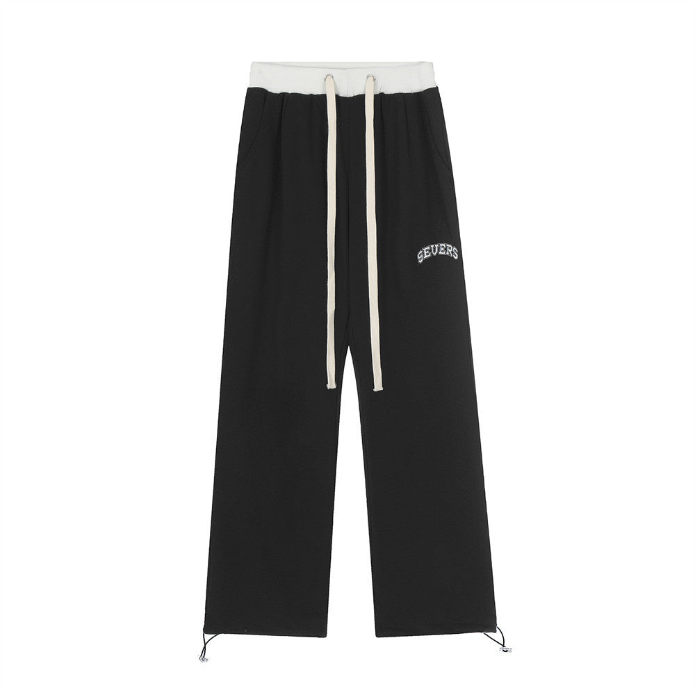 Men’s Trendy Baggy Straight Drawstring Sweatpants