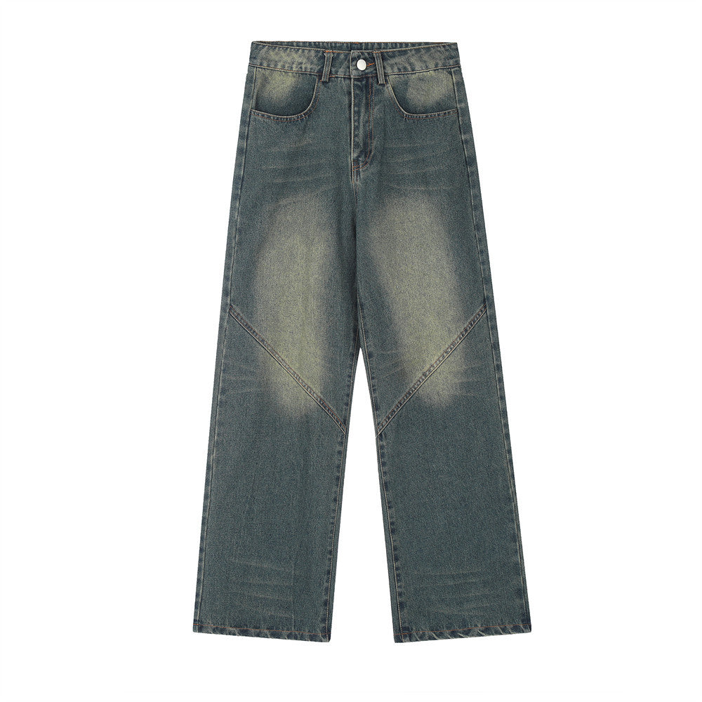 Men’s Wide Leg Loose Casual Jeans
