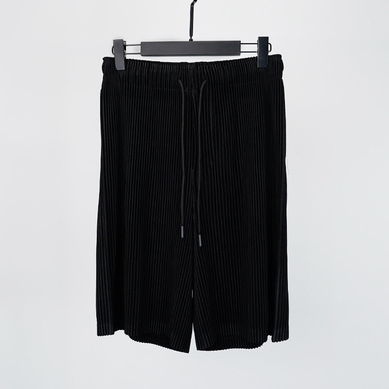 Men’s Pleated Loose-Fit Casual Short