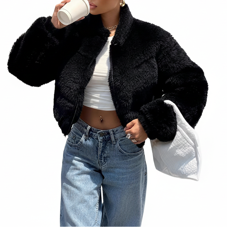 Alina Luxe Cropped Coat